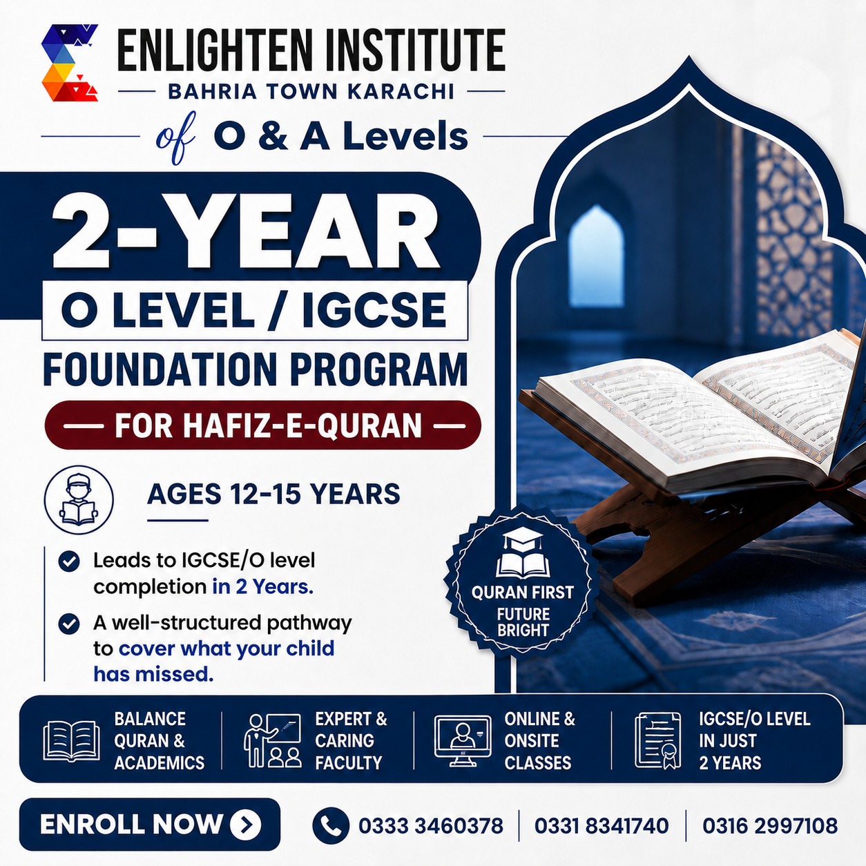 Students at Enlighten Institute academic session