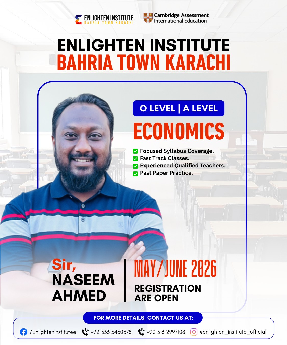 Enlighten faculty member