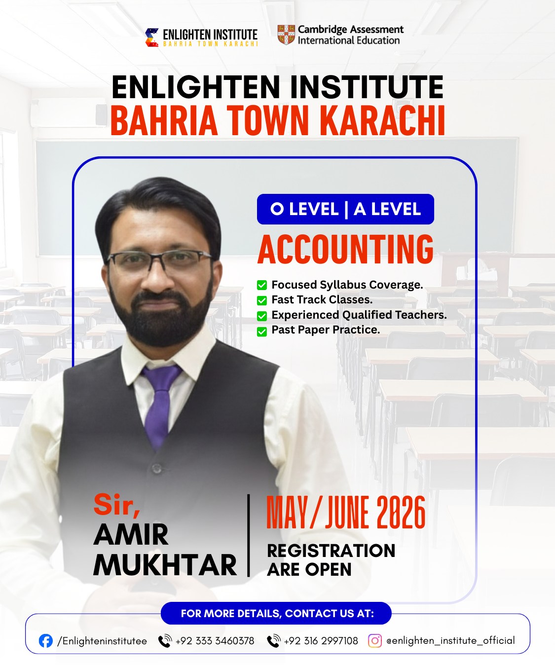 Enlighten faculty member